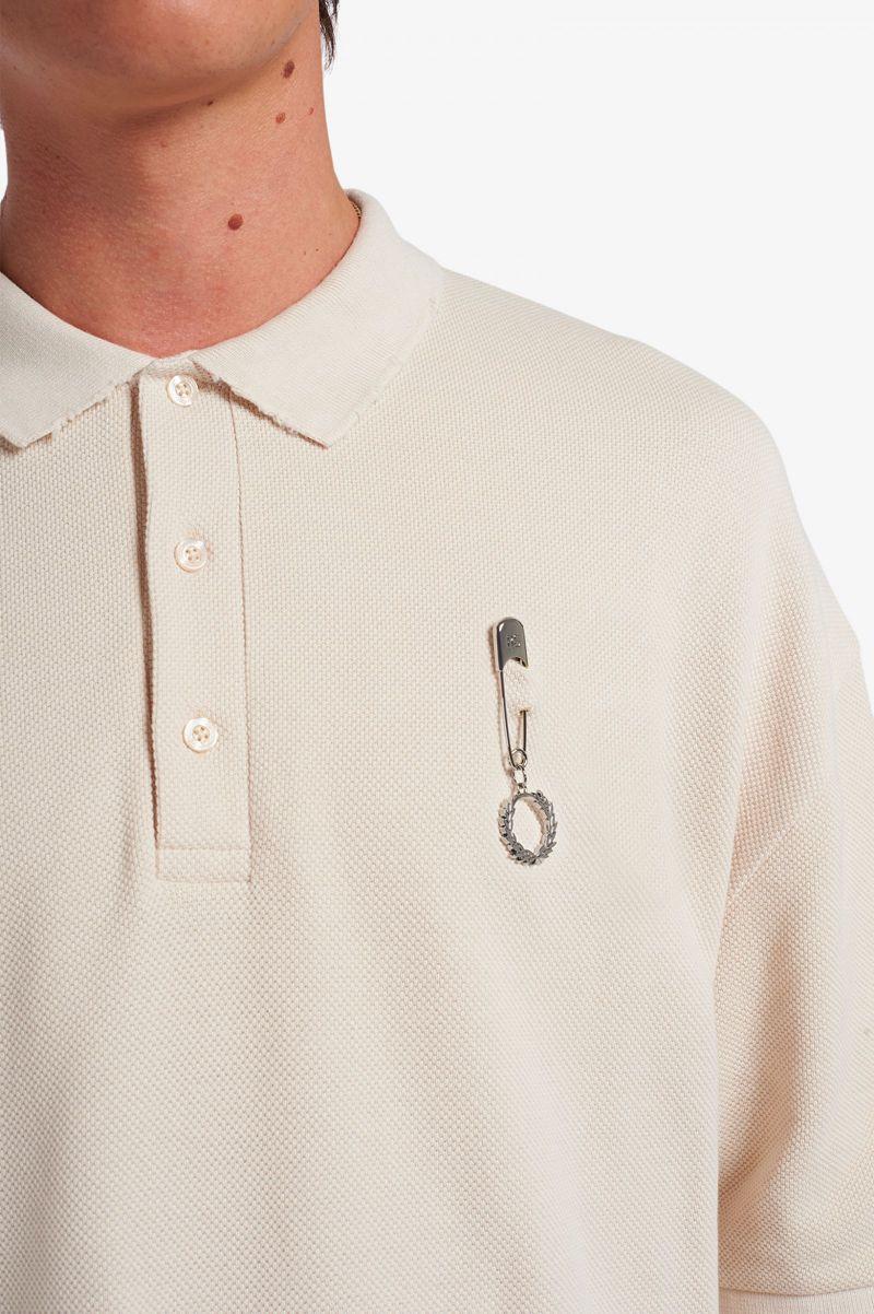 White Fred Perry SM1945 Men's Polo Shirts | PH 1478ZUTG